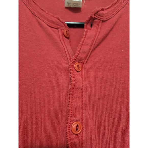 Vintage Indera One Piece Men's XL Red Button Butt Flap Longjohns 100% Cotton - Picture 2 of 11